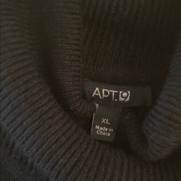 Apt 9 Black Short Sleeve dress with Lace Hem - Picture 3 of 9